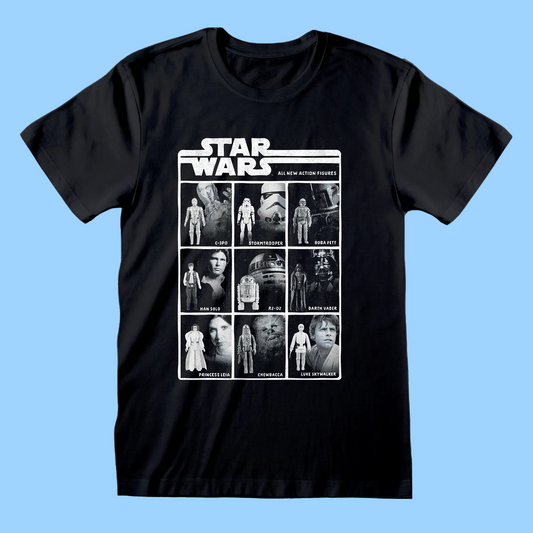 Star Wars - Toybox Black T-Shirt