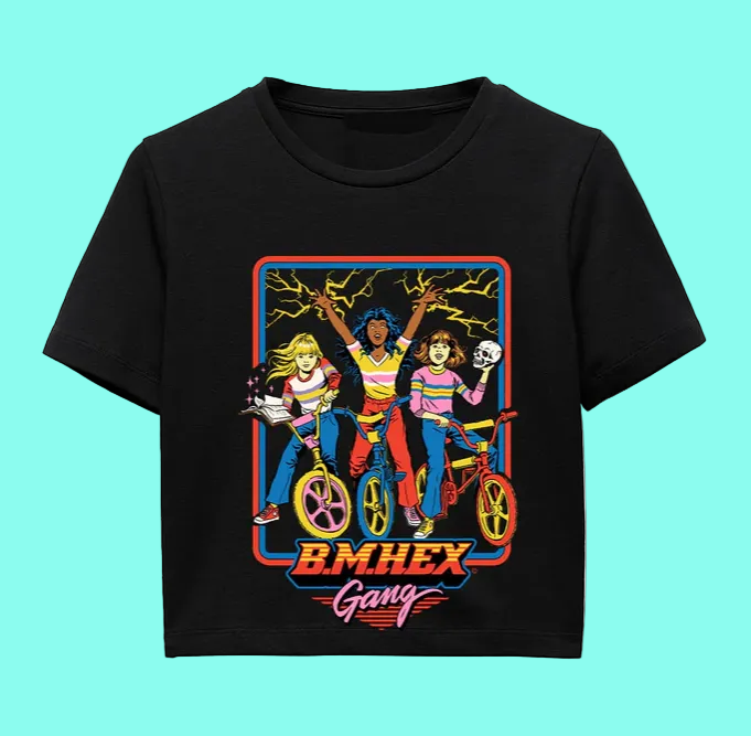 STEVEN RHODES  BM HEX - CROPPED T-SHIRT