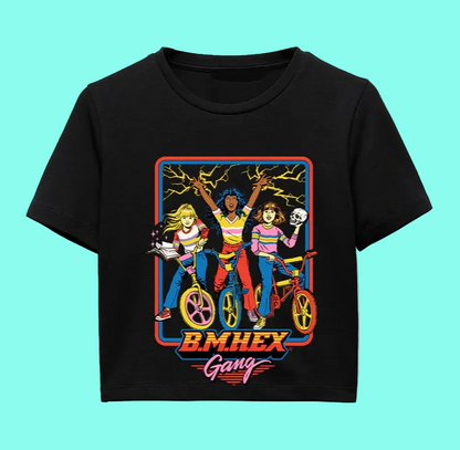 STEVEN RHODES  BM HEX - CROPPED T-SHIRT
