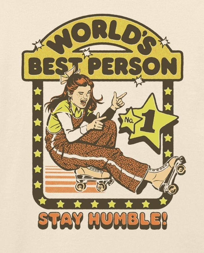 Steven Rhodes - Stay Humble Natural T-Shirt