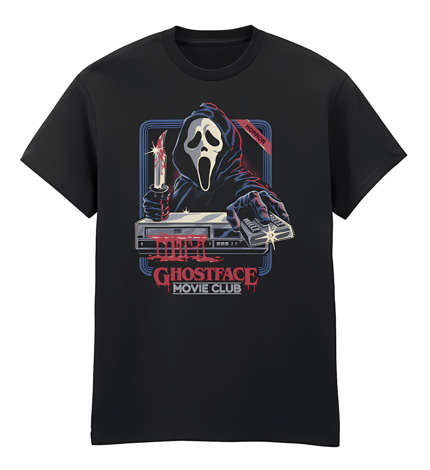 STEVEN RHODES  COLLAB GHOSTFACE - MOVIE CLUB - T-SHIRT
