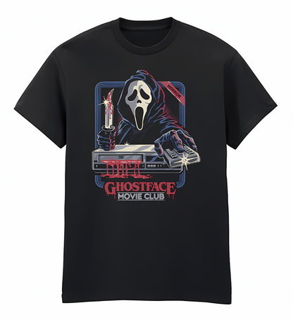 STEVEN RHODES  COLLAB GHOSTFACE - MOVIE CLUB - T-SHIRT