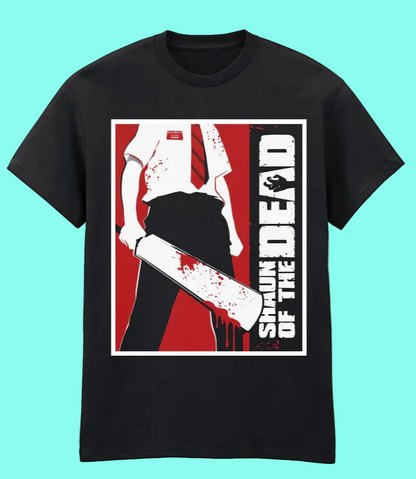 SHAUN OF THE DEAD  SHAUN OF THE DEAD - CLOSE UP SHAUN T-SHIRT