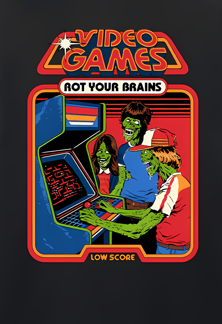 STEVEN RHODES  VIDEO GAMES - T-SHIRT