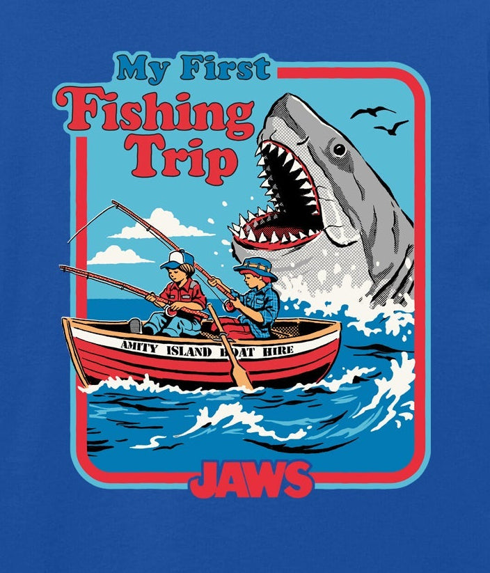Steven Rhodes X Jaws - My First Fishing Trip T-Shirt