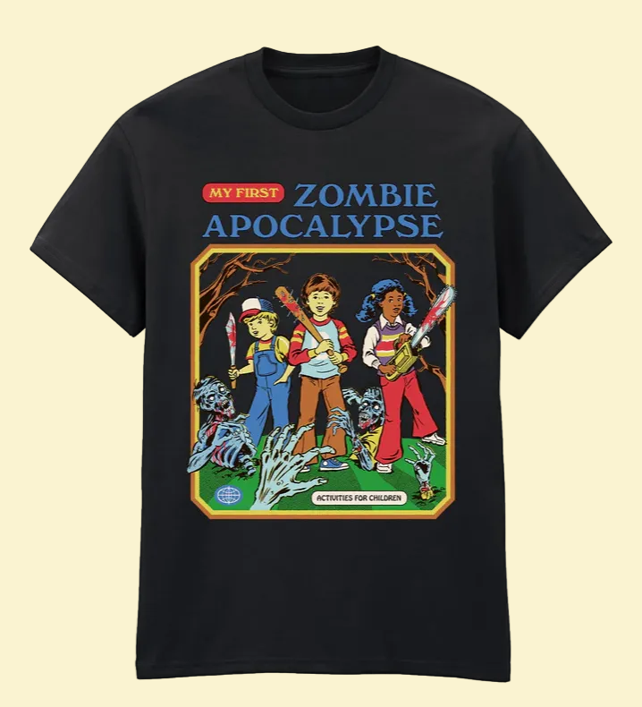 STEVEN RHODES  MY FIRST ZOMBIE APOCALYPSE - T-SHIRT