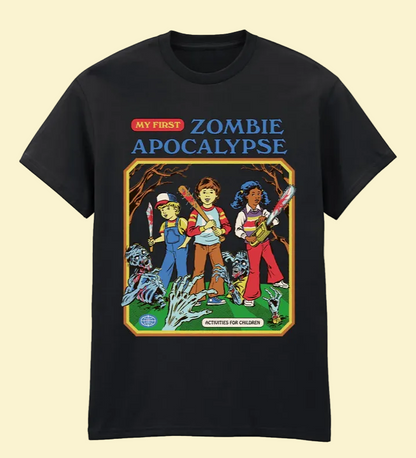 STEVEN RHODES  MY FIRST ZOMBIE APOCALYPSE - T-SHIRT