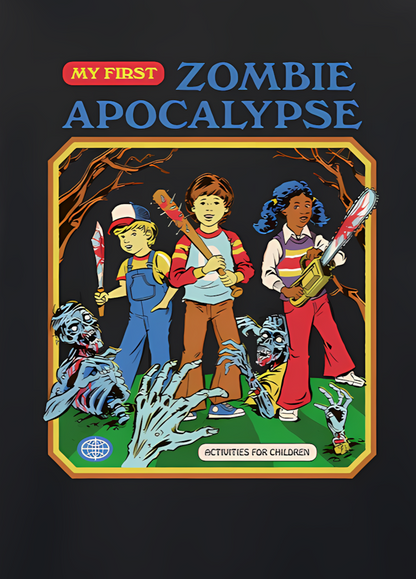 STEVEN RHODES  MY FIRST ZOMBIE APOCALYPSE - T-SHIRT