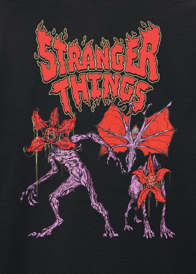 Stranger Things - Demobeasts Black T-Shirt