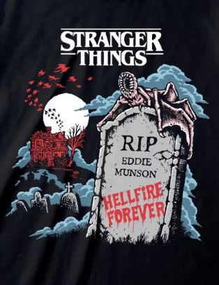 STRANGER THINGS - RIP EDDIE - T-SHIRT