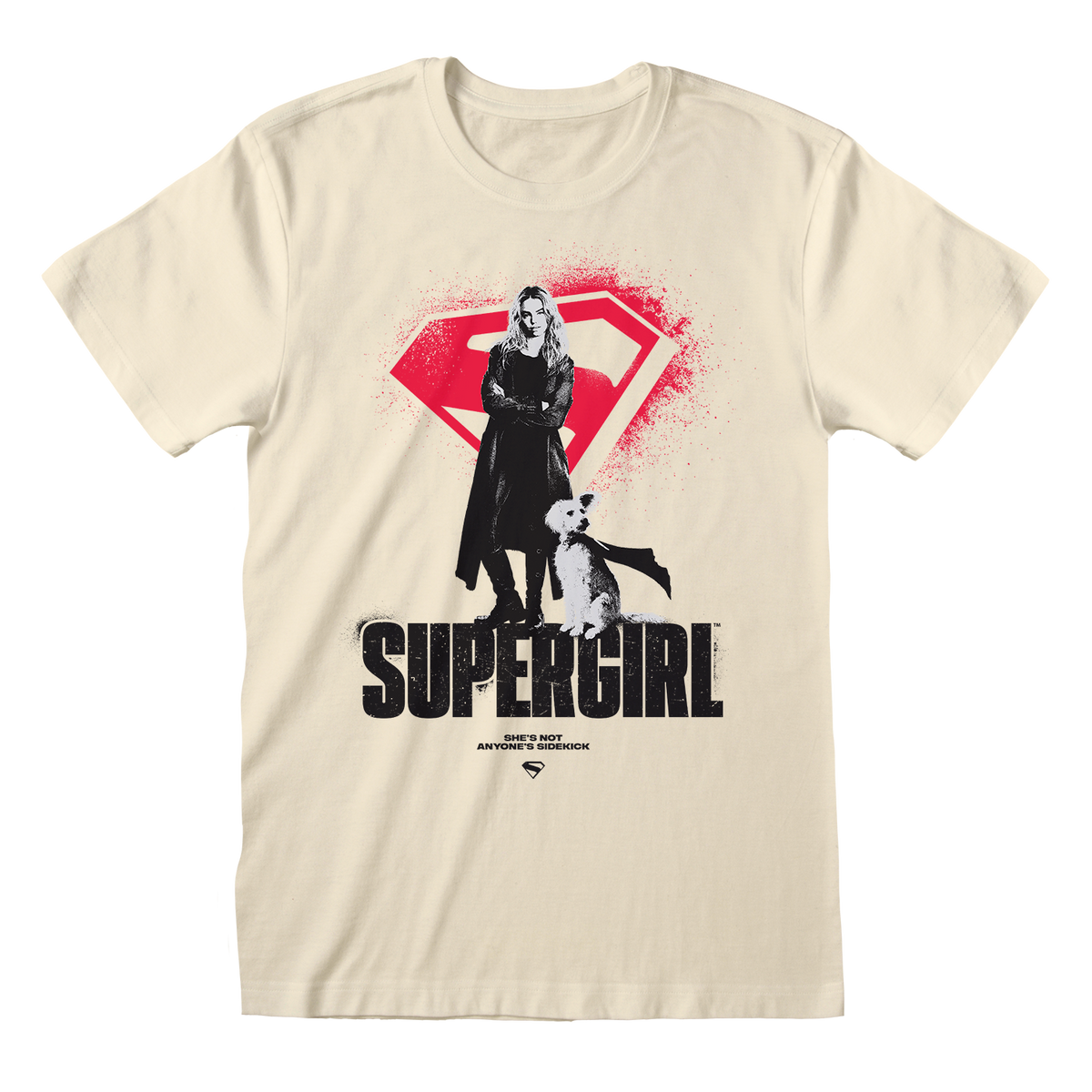 Supergirl - She's Not Anyone's Sidekick Natural T-Shirt