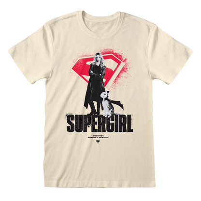 Supergirl - She's Not Anyone's Sidekick Natural T-Shirt