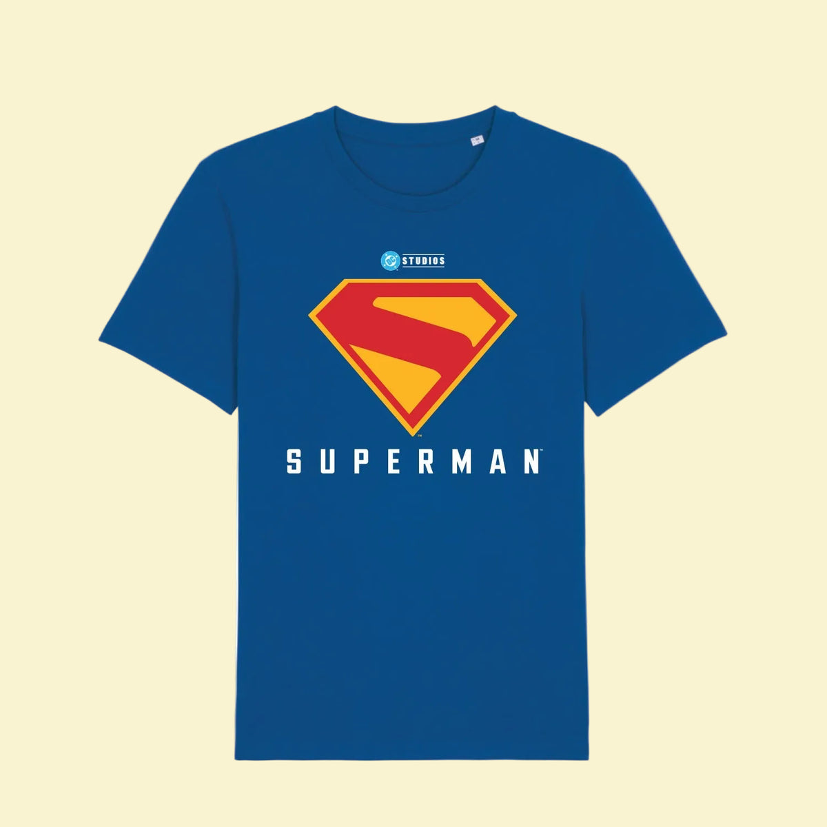 Superman 2025 - CLASSIC LOG Cobalt Blue T-Shirt