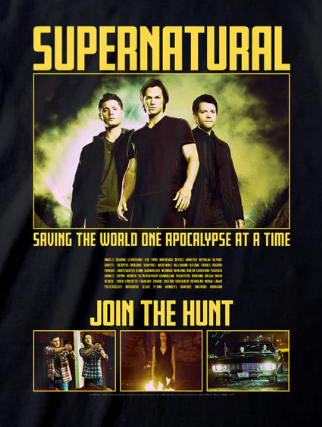 SUPERNATURAL Join The Hunt Poster T-shirt