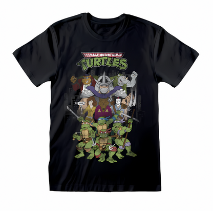 TEENAGE MUTANT NINJA TURTLES  RETRO CARTOON POSTER T-SHIRT