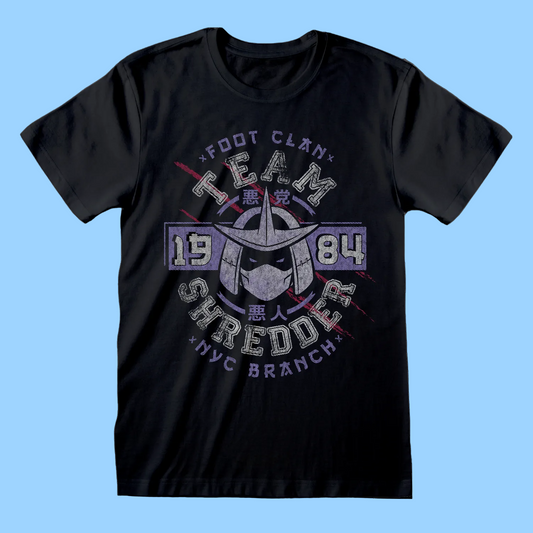 Teenage Mutant Ninja Turtles - Team Shredder Black T-Shirt