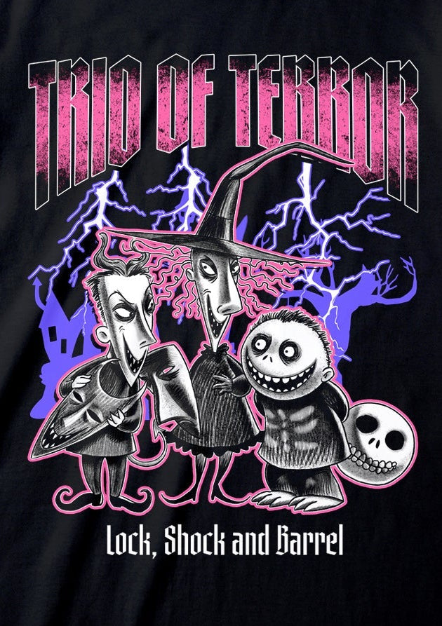 Nightmare Before Christmas, The - Terror Squad Black T-Shirt