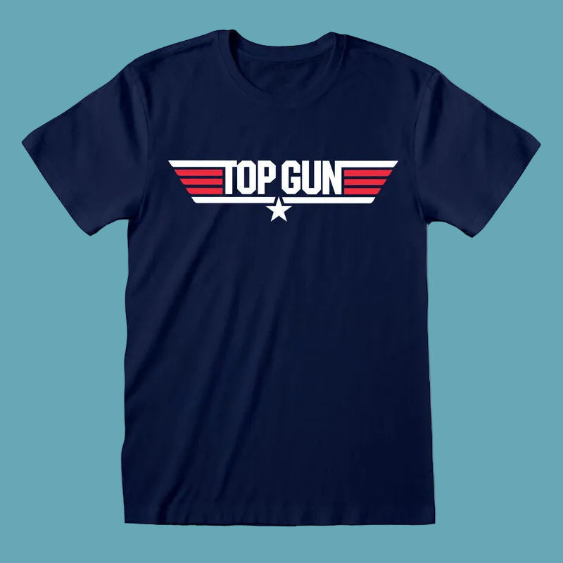 Top Gun - Logo Navy T-Shirt