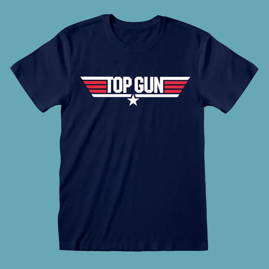 Top Gun - Logo Navy T-Shirt
