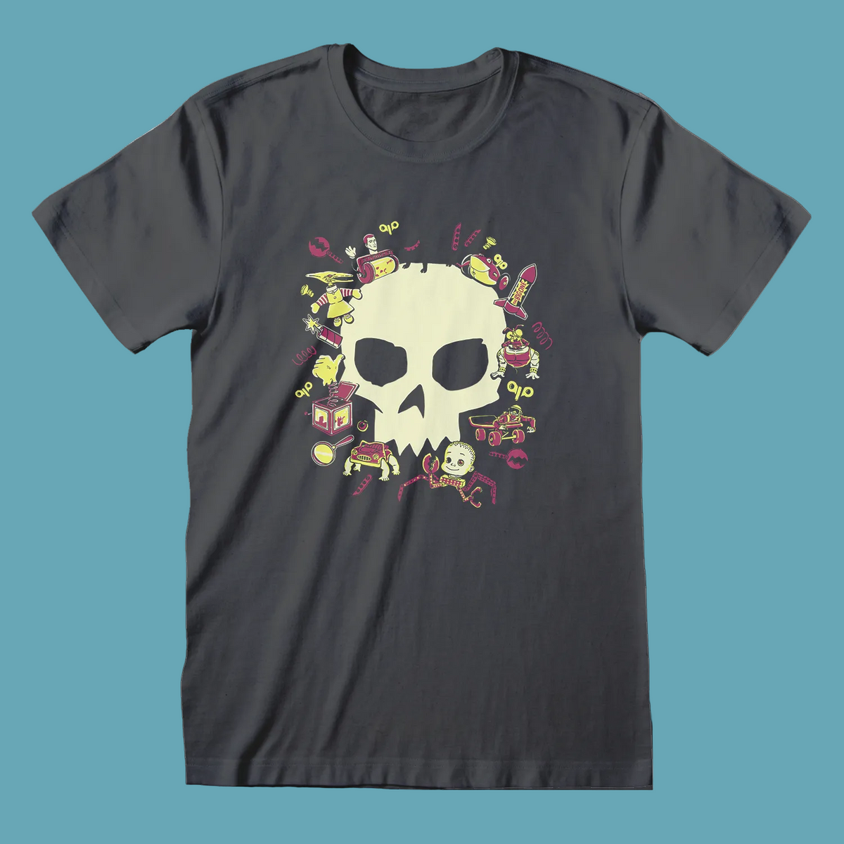 Toy Story - Sids Toy Icons Graphite Heather T-Shirt