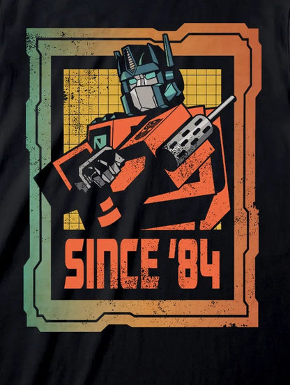 Transformers-Since84-Black Unisex Tee