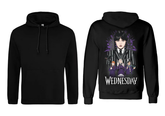 WEDNESDAY - SHATTERED GLASS HOODIE