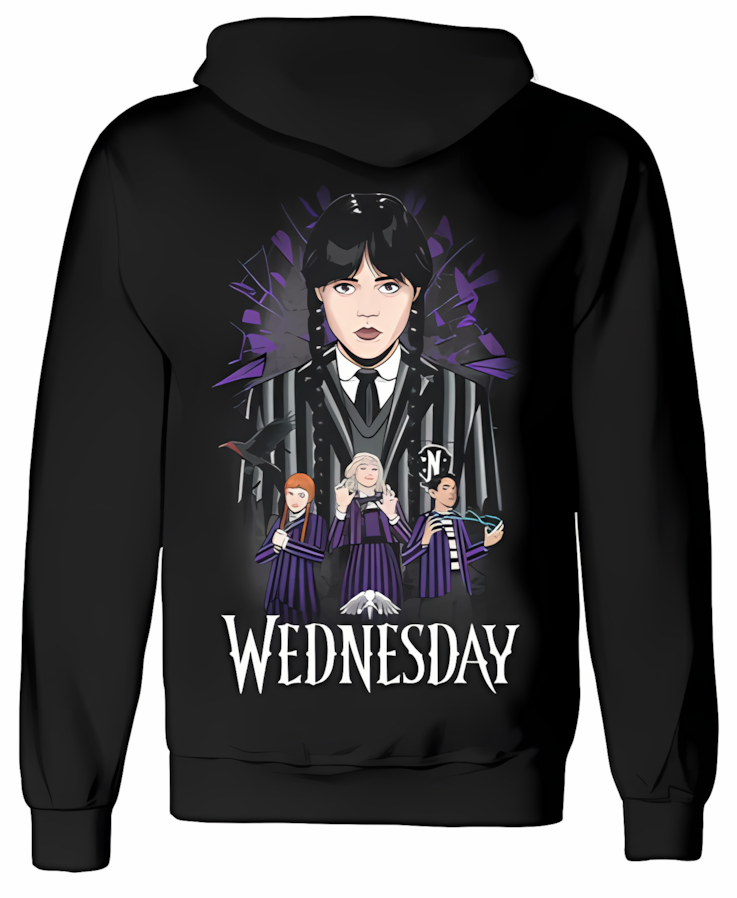 WEDNESDAY - SHATTERED GLASS HOODIE