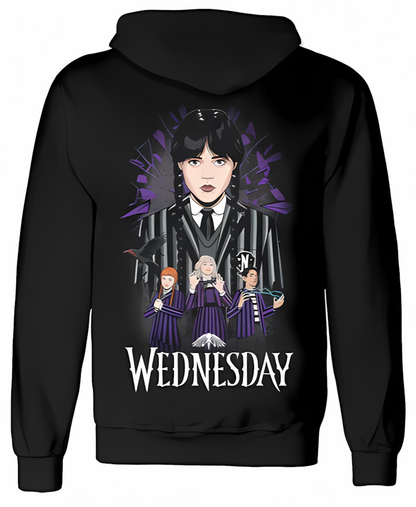 WEDNESDAY - SHATTERED GLASS HOODIE