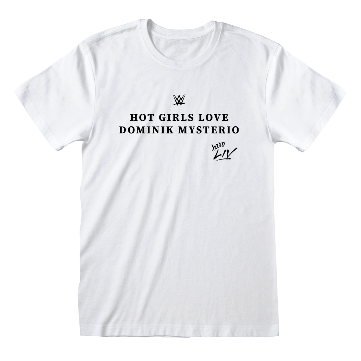 WWE - Hot Girls Love Dominik Mysterio White T-Shirt