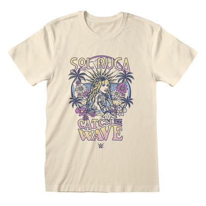 WWE - Sol Ruca Catch The Wave Natural T-Shirt