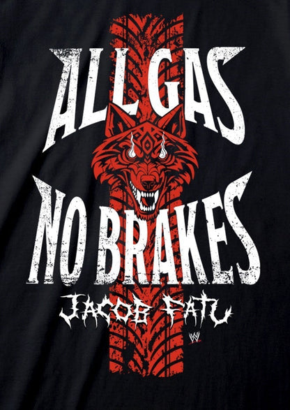 WWE - ALL GAS Black T-Shirt