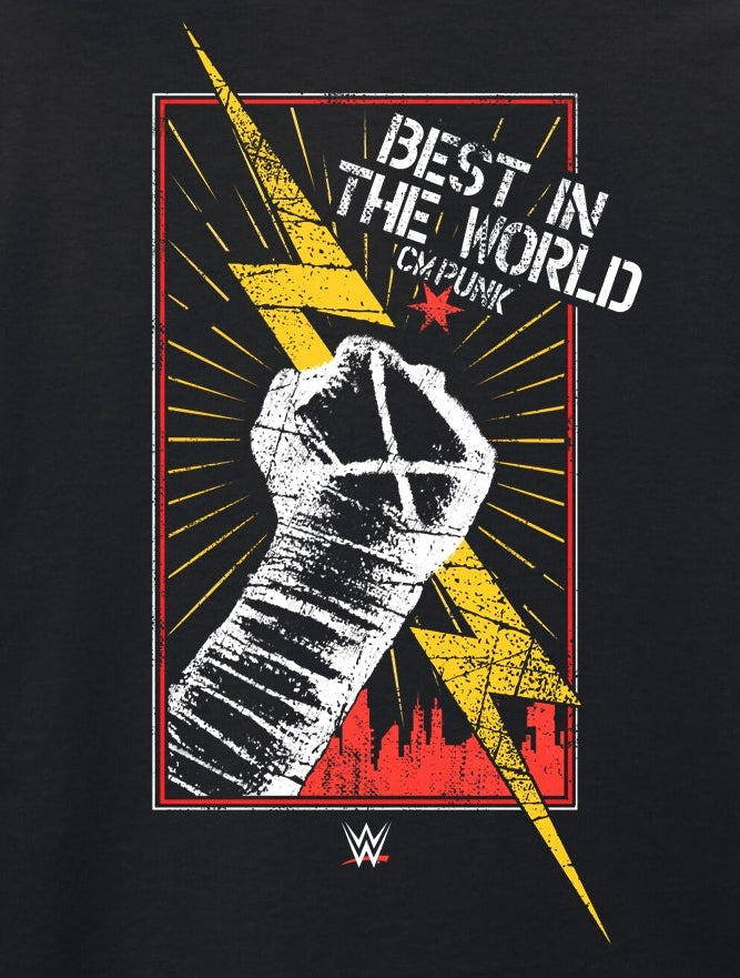 WWE - CM PUNK Black T-Shirt