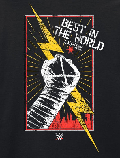 WWE - CM PUNK Black T-Shirt