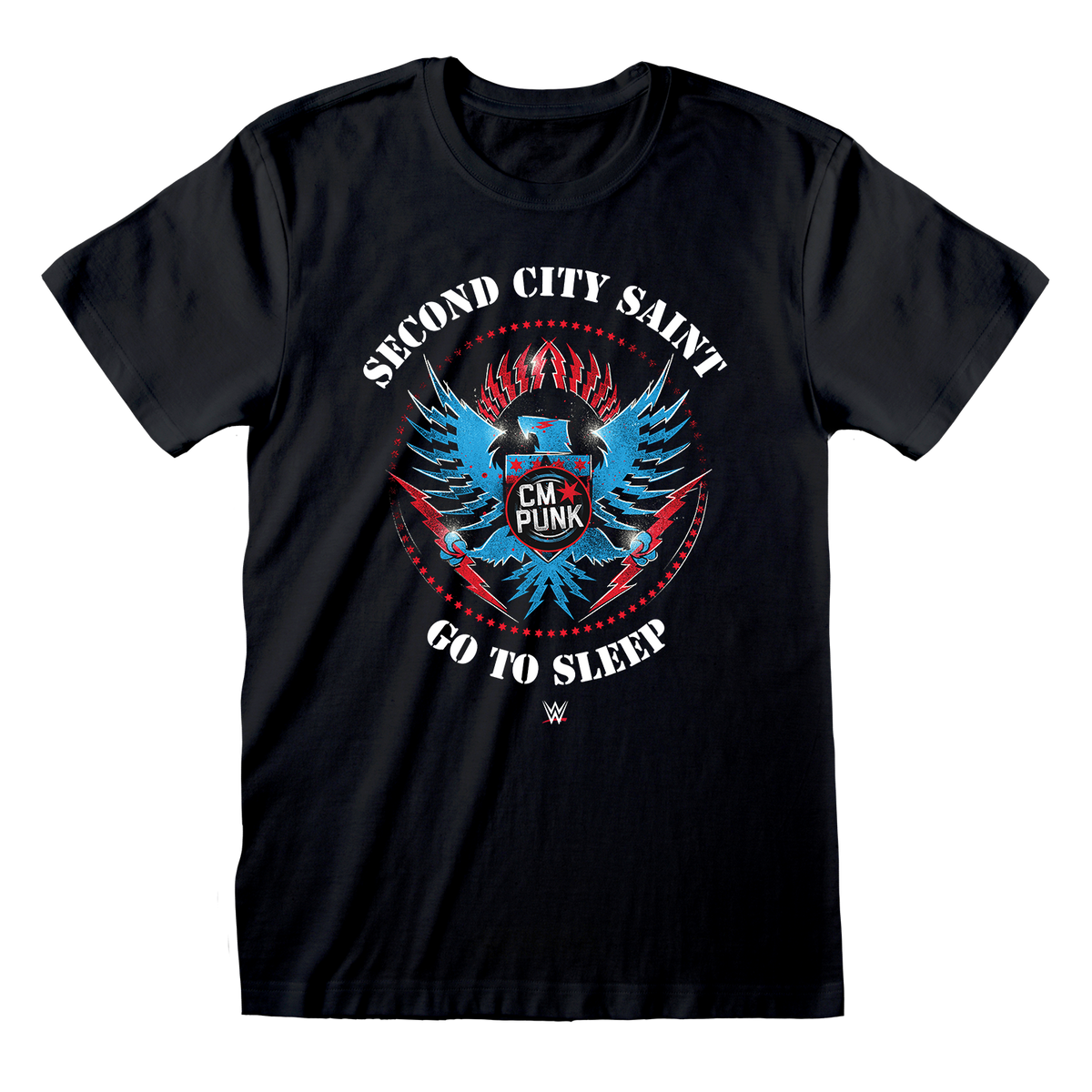 WWE - CM Punk - Second City Saint Black T-Shirt