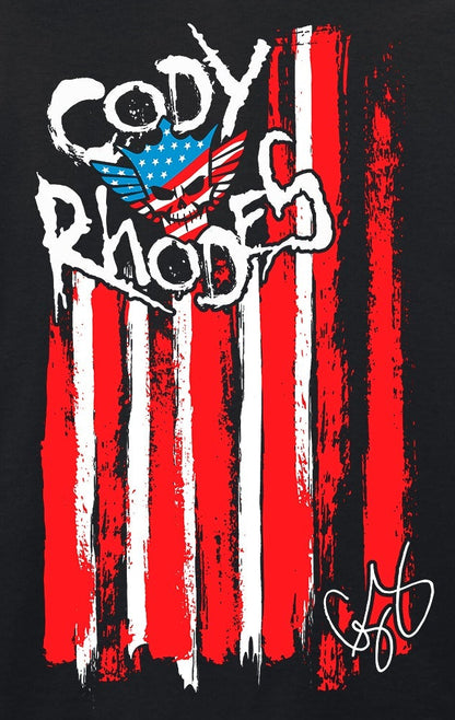 WWE - Cody Flag Black T-Shirt