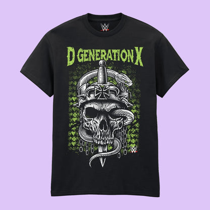 WWE D Generation X short sleeve black t-shirt