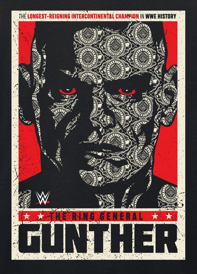 WWE - GUNTHER Black T-Shirt