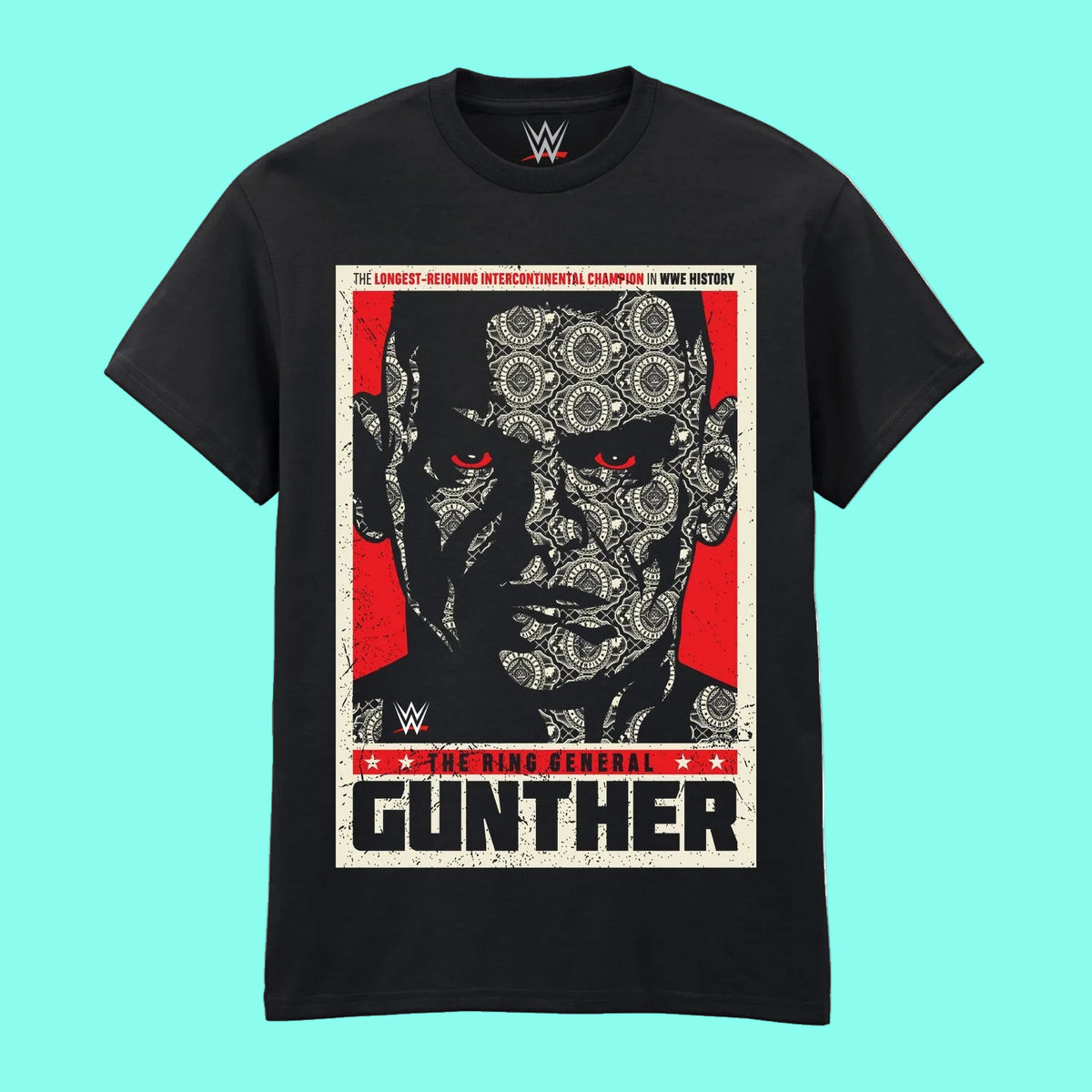 WWE The Ring General Gunther Black short sleeve t-shirt
