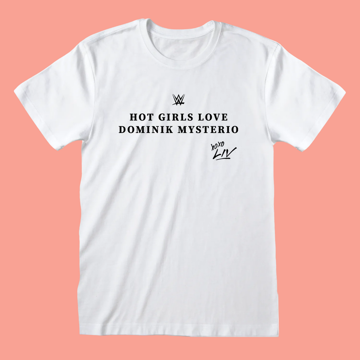 WWE - Hot Girls Love Dominik Mysterio White T-Shirt