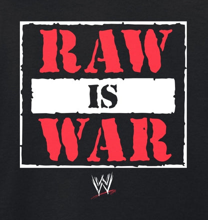 WWE - RAW is WAR Black T-Shirt