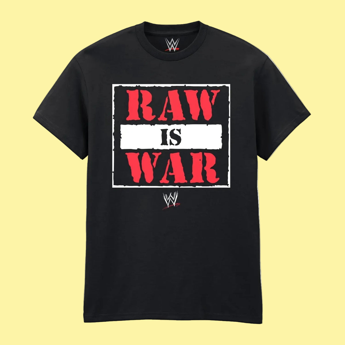WWE Raw Is War black short sleeve t-shirt
