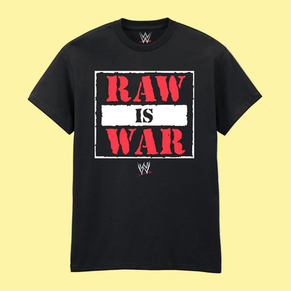 WWE Raw Is War black short sleeve t-shirt