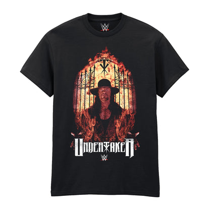 WWE - Undertaker - Flames Black T-Shirt
