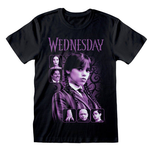 Wednesday - Classic Film Art Black T-Shirt