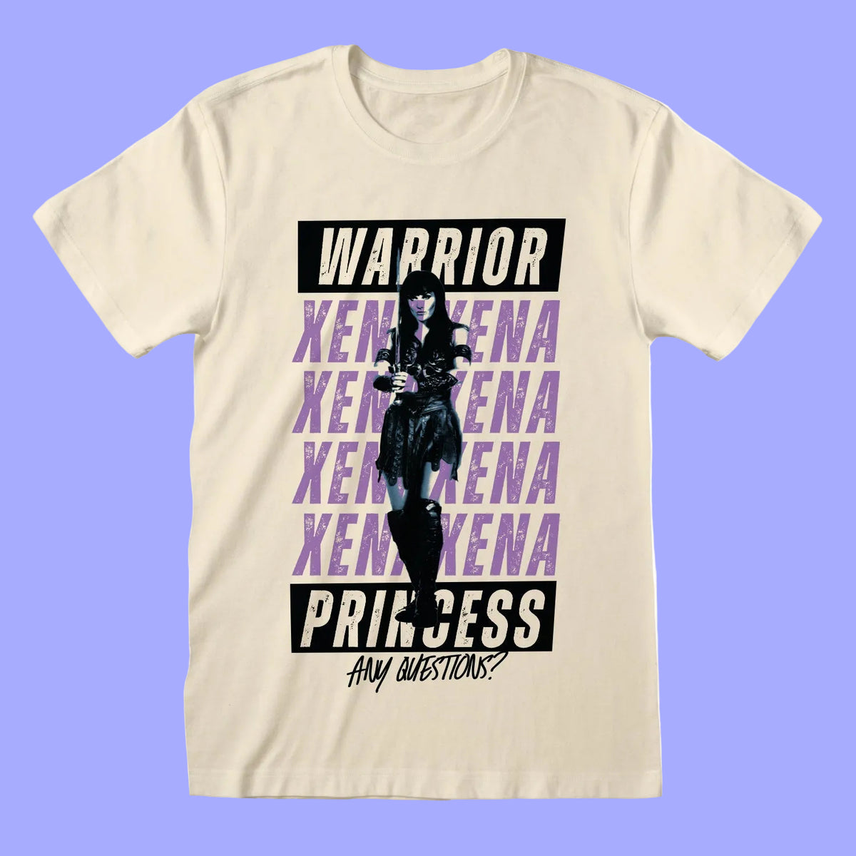 Xena - Xena Questions Natural T-Shirt