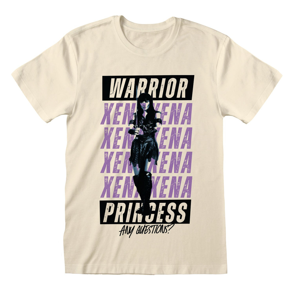 Xena - Xena Questions Natural T-Shirt