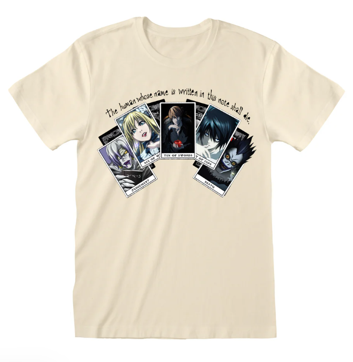 DEATH NOTE - PLAYING CARDS - T-SHIRT
