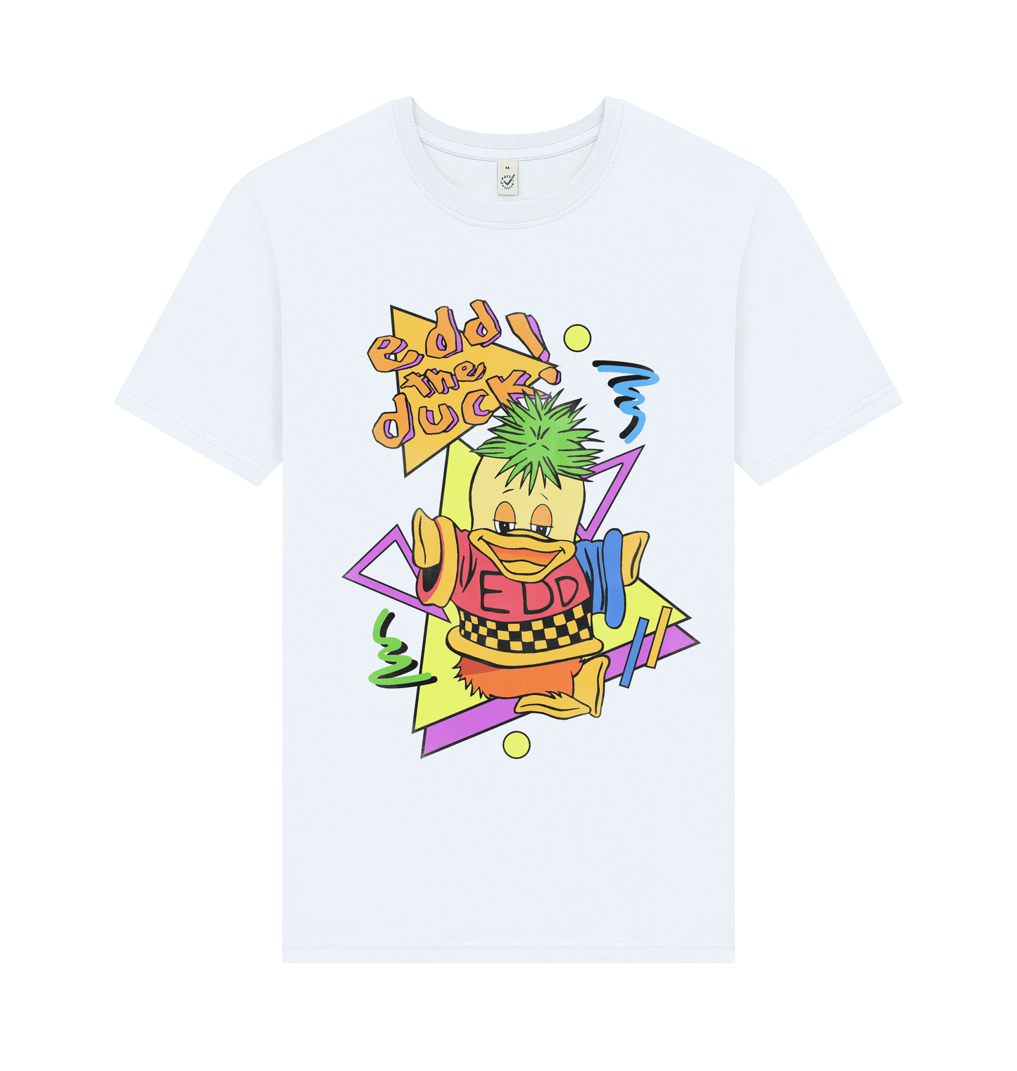 White Printed T-shirt Front