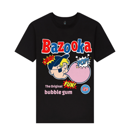 Black Printed T-shirt Front