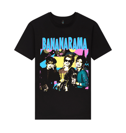 Black Printed T-shirt Front